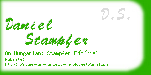 daniel stampfer business card